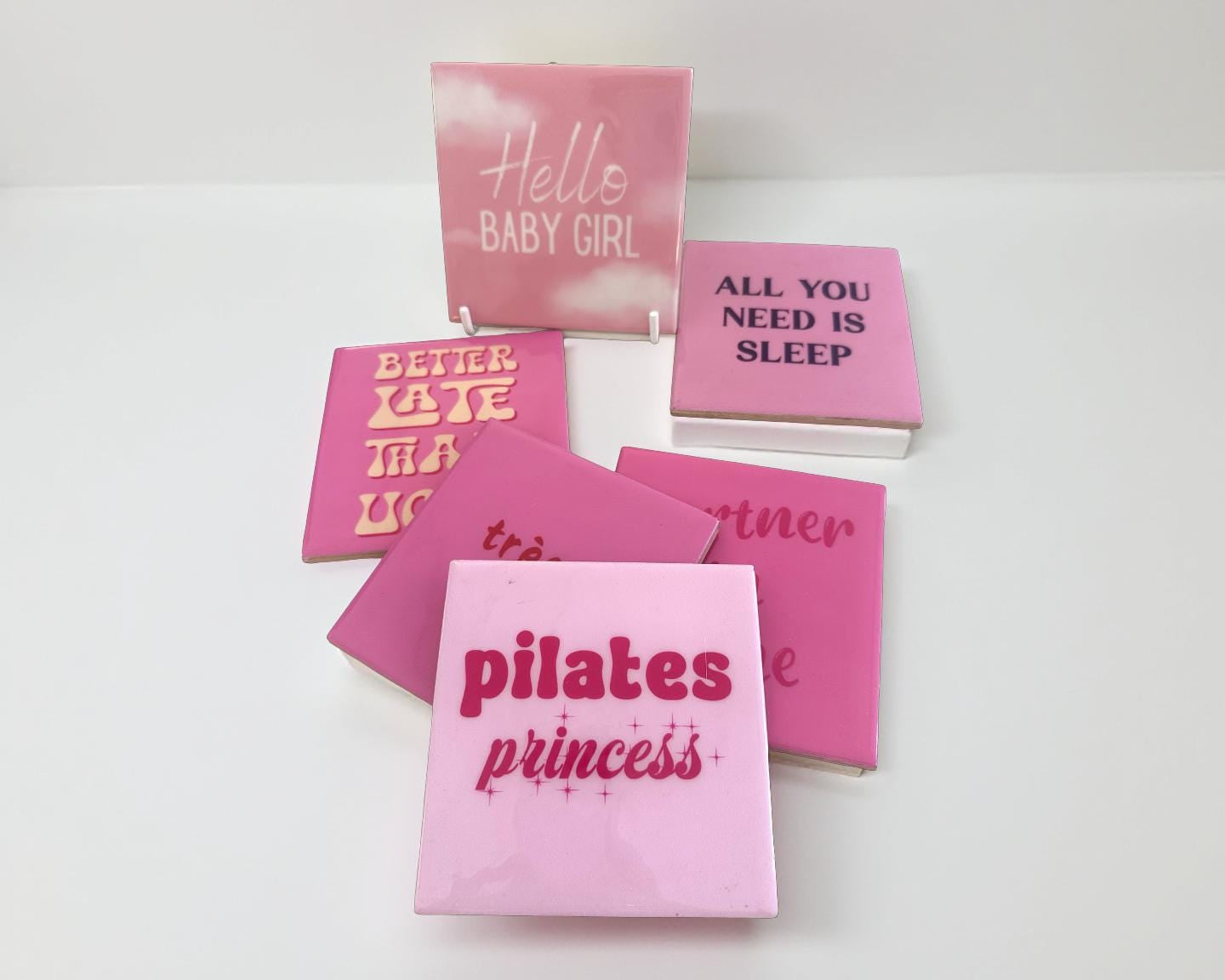 Freche Fliesen | Kacheln mit lustigen Sprüchen | statt Karten | witzige Wanddeko | 10 x 10 cm Tile