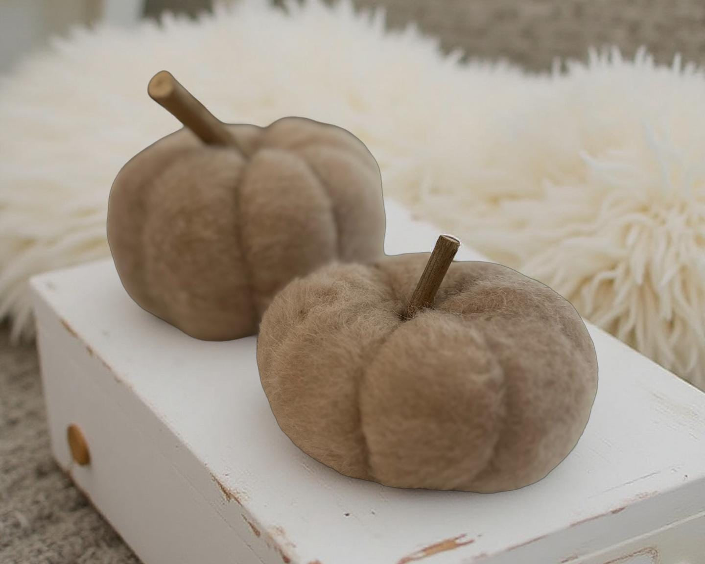 Deko Kürbisse | verschiedene Größen und Materialien | Boucle Filz Keramik Halloween Herbst Dekoration