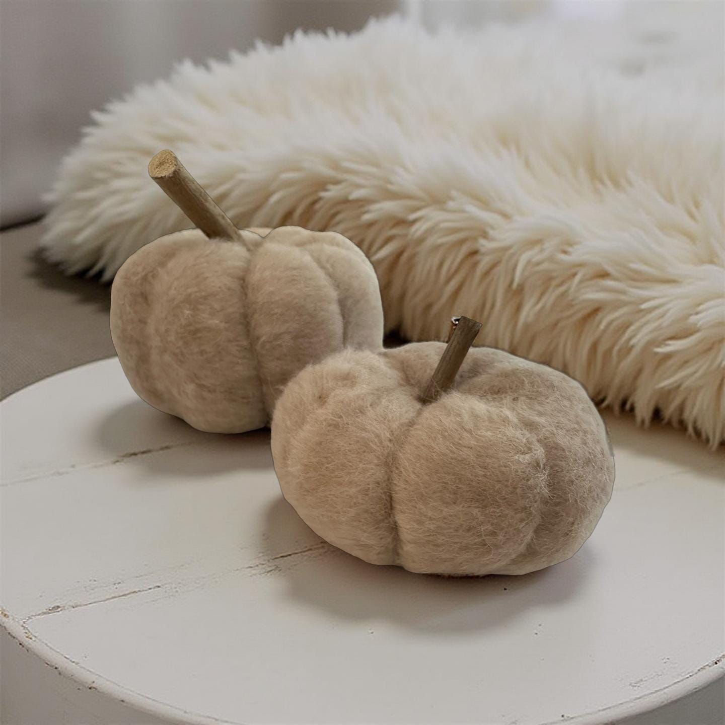 Deko Kürbisse | verschiedene Größen und Materialien | Boucle Filz Keramik Halloween Herbst Dekoration