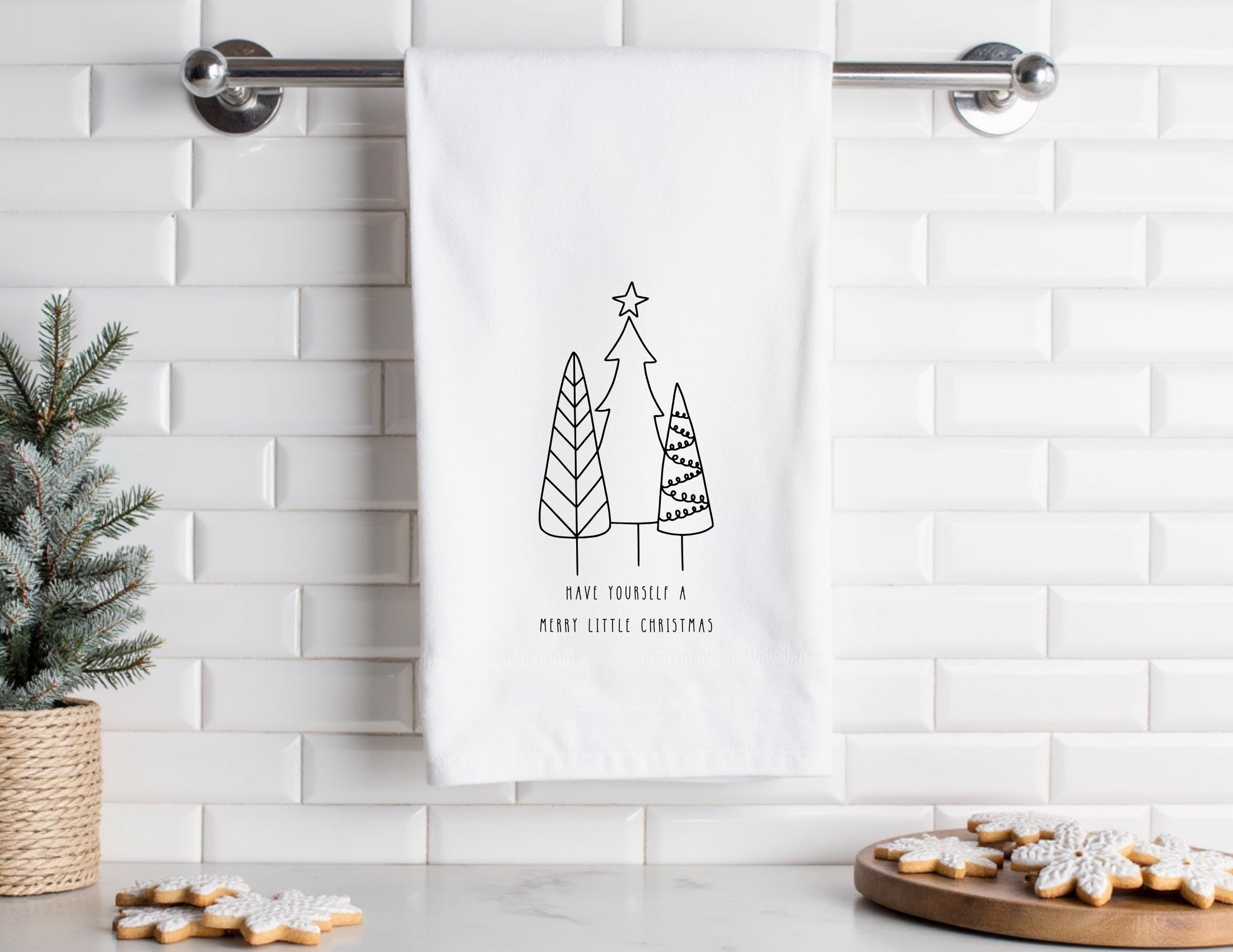 Geschirrtuch | Have yourself a merry little Christmas | in verschiedenen Farben