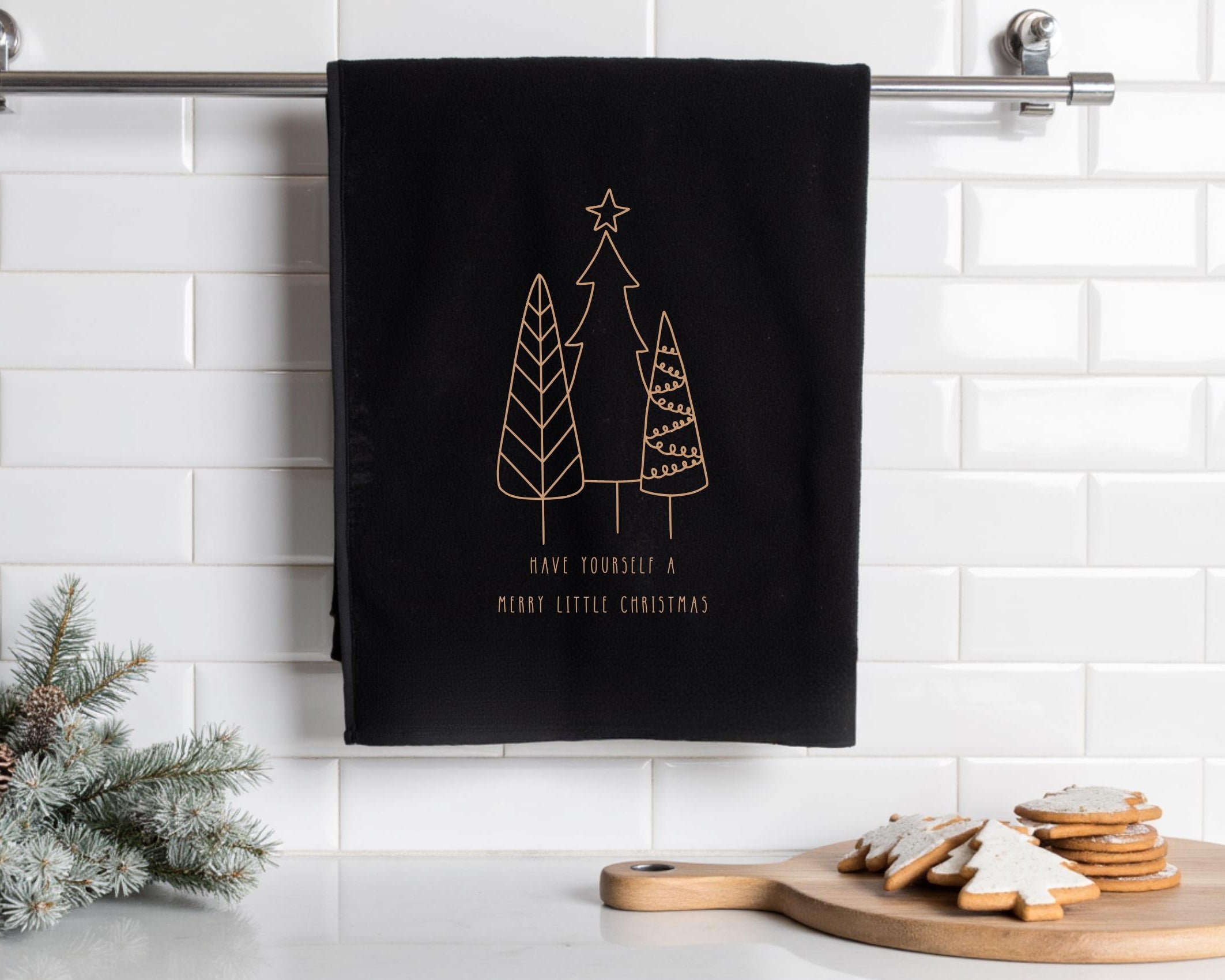 Geschirrtuch | Have yourself a merry little Christmas | in verschiedenen Farben