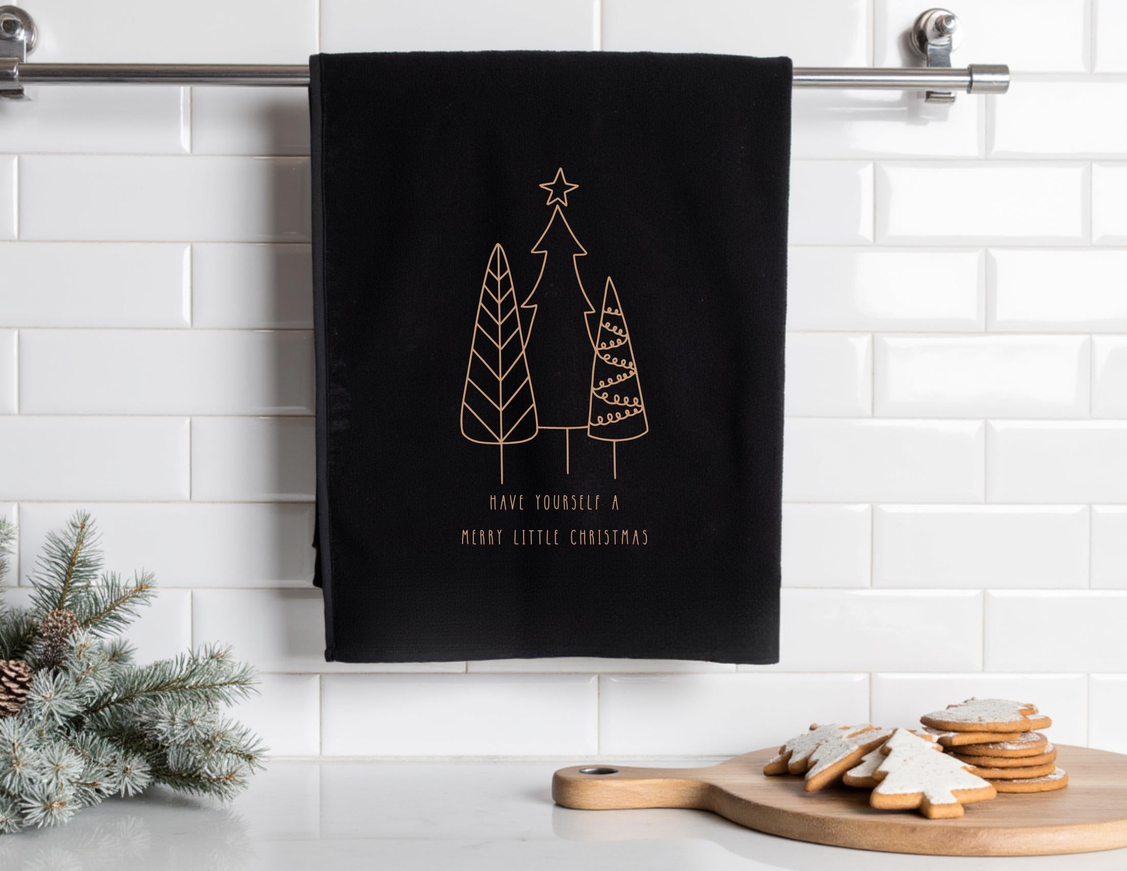 Geschirrtuch | Have yourself a merry little Christmas | in verschiedenen Farben