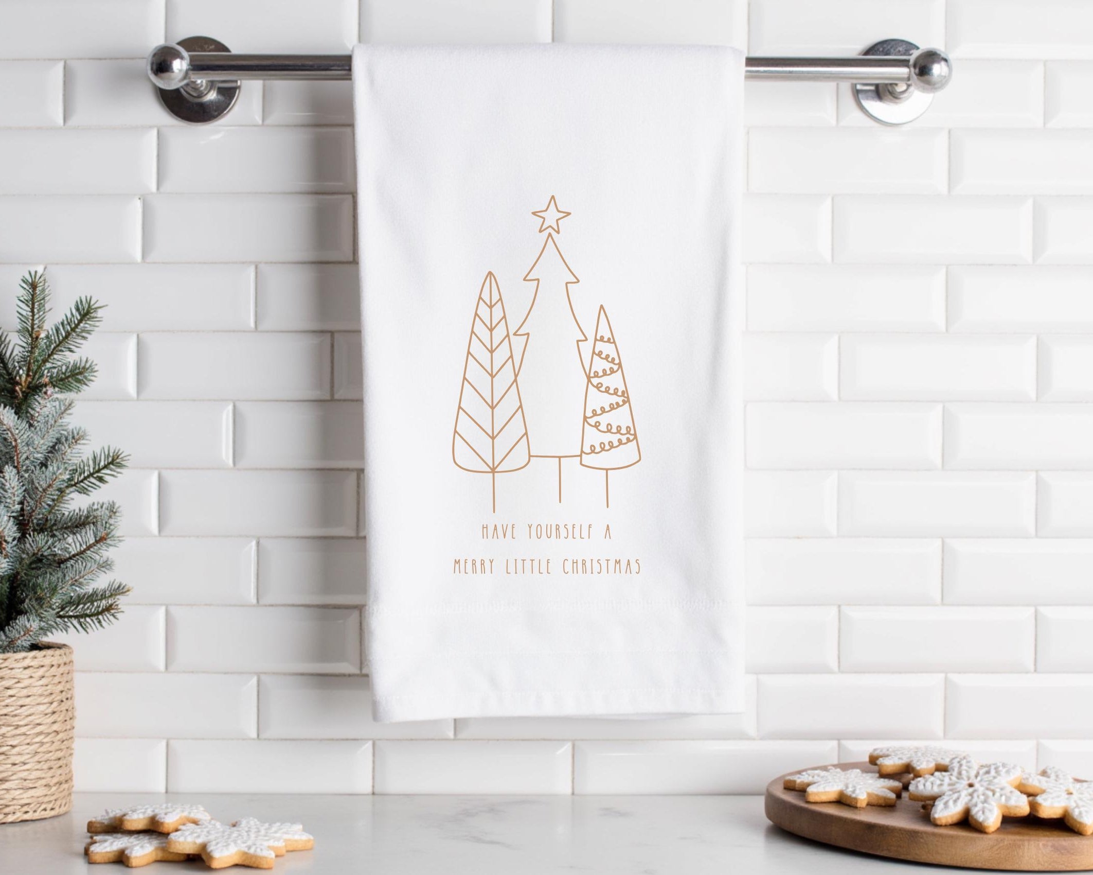 Geschirrtuch | Have yourself a merry little Christmas | in verschiedenen Farben