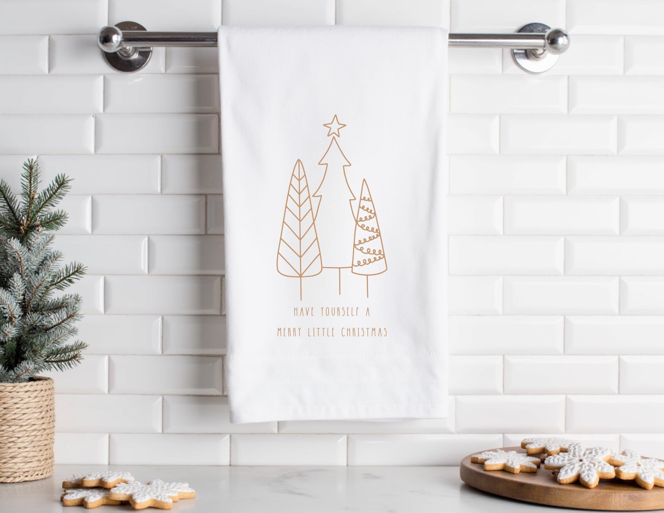 Geschirrtuch | Have yourself a merry little Christmas | in verschiedenen Farben