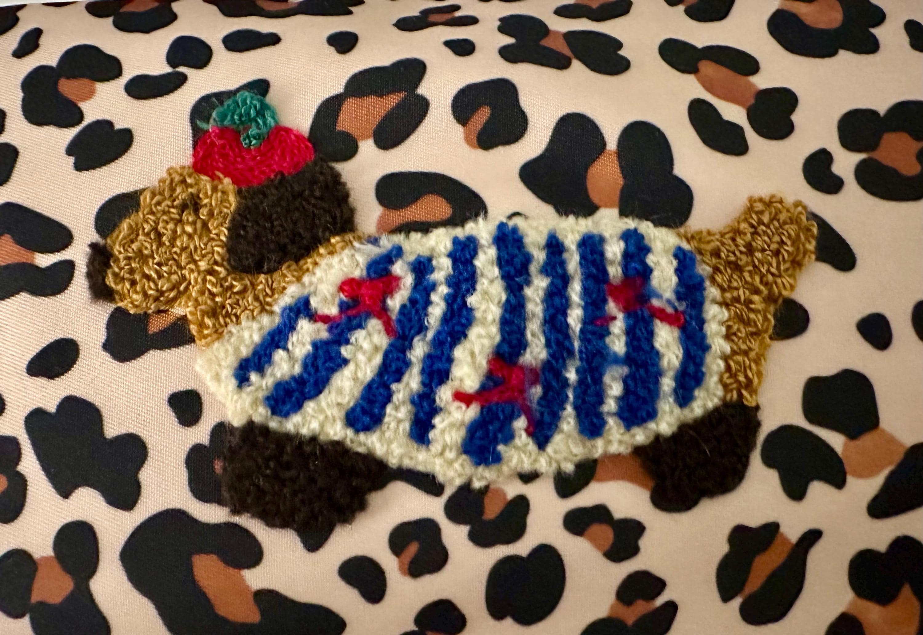 Dackel Kosmetiktaschen | Schminktasche mit Dackelmotiv | Dackel Patch | Geschenk Dackelliebhaber