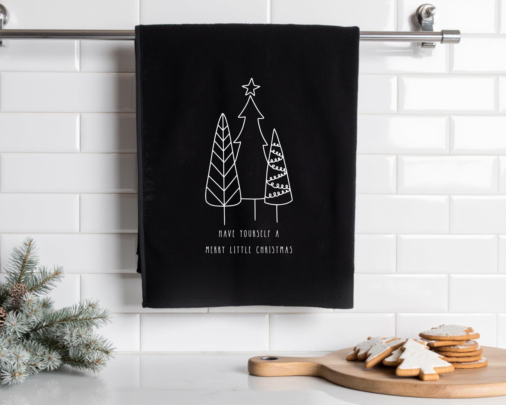 Geschirrtuch | Have yourself a merry little Christmas | in verschiedenen Farben