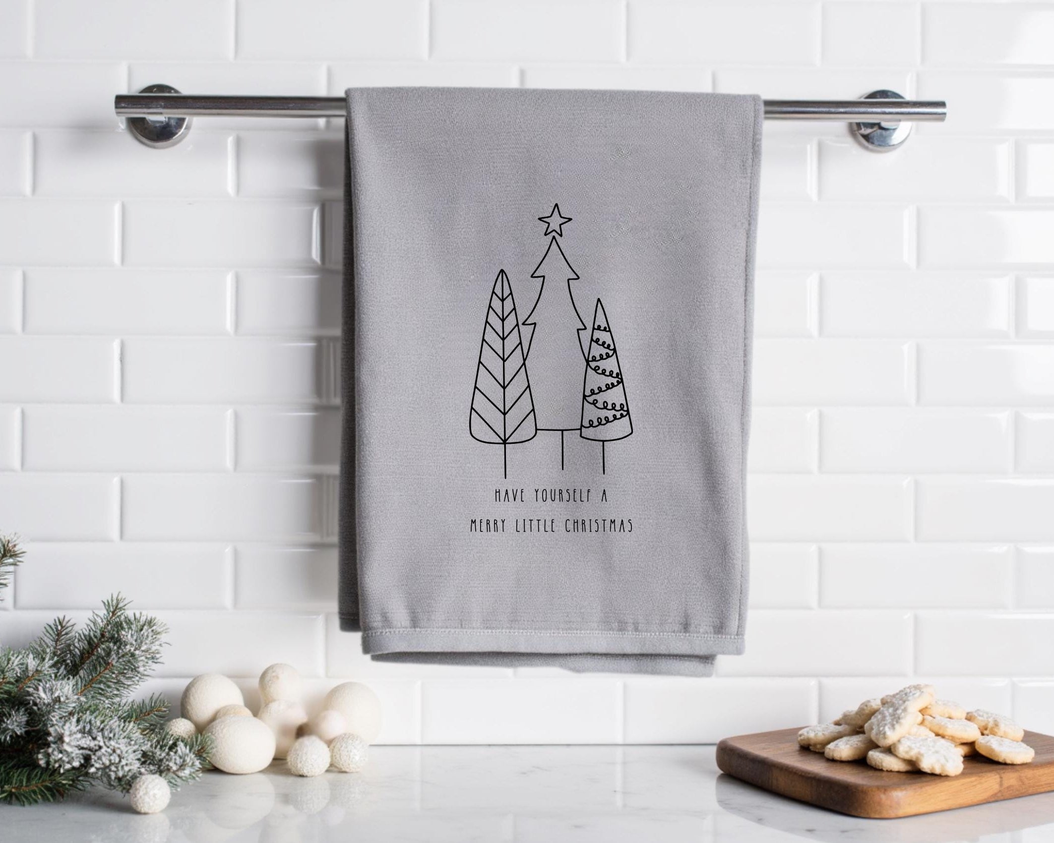 Geschirrtuch | Have yourself a merry little Christmas | in verschiedenen Farben