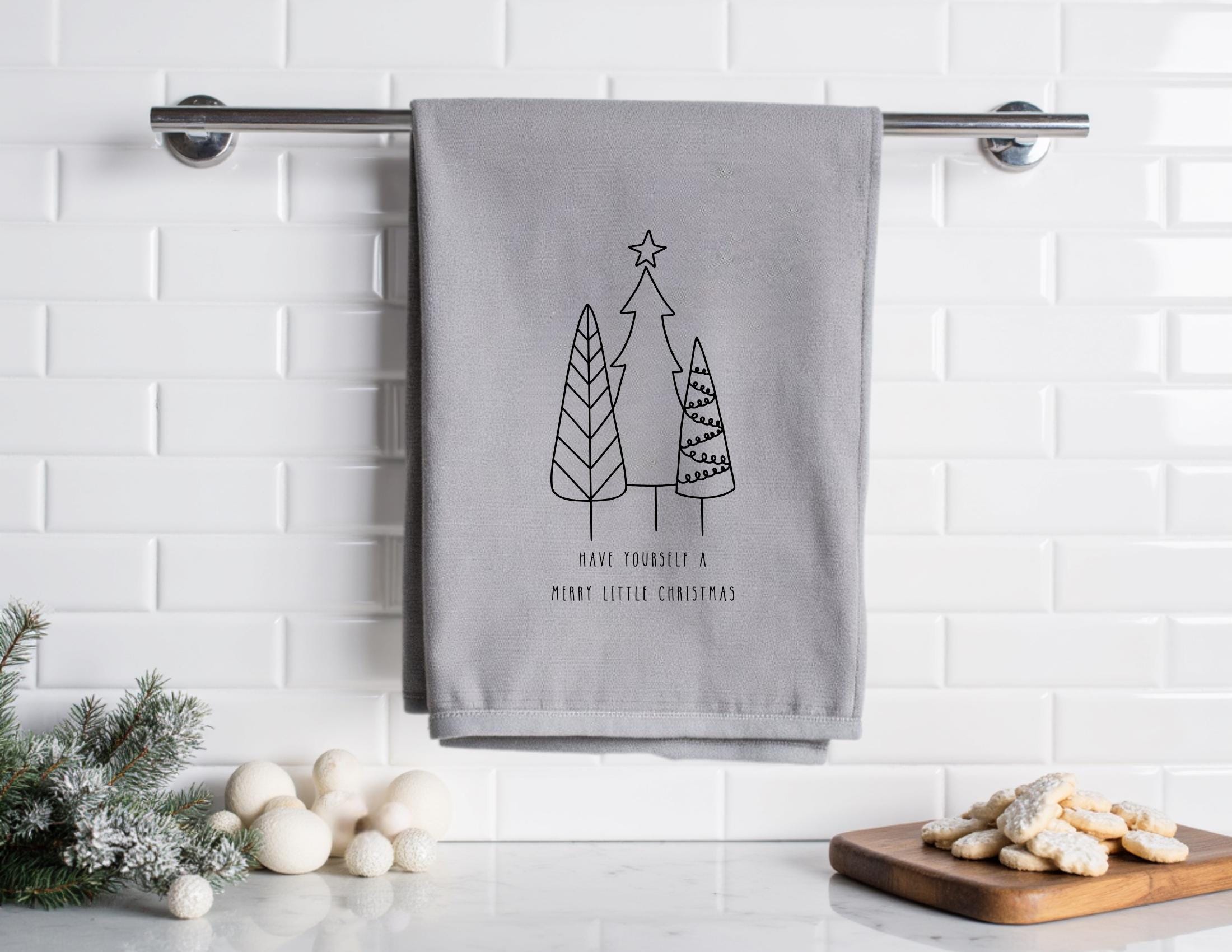 Geschirrtuch | Have yourself a merry little Christmas | in verschiedenen Farben