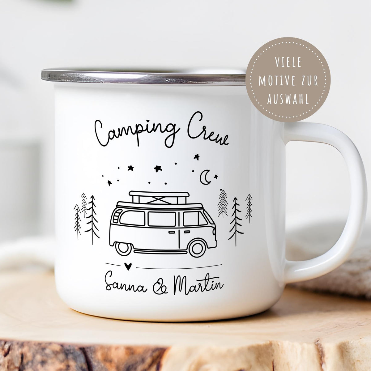 emaille becher camping Camper Tasse Emaille | Camping Becher personalisiert