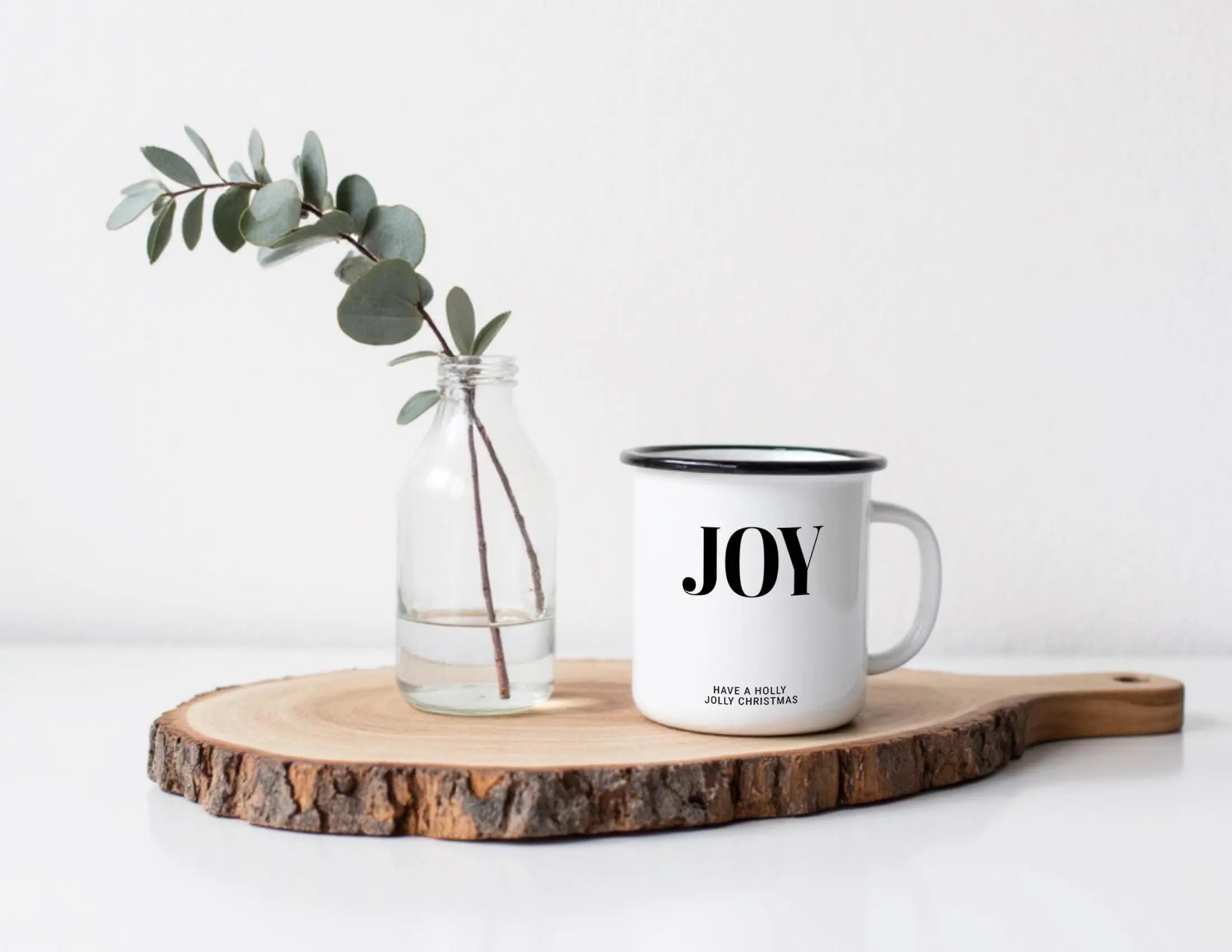 Emaille Tasse | Vintage Weihnachtsmotiv | Milk & Cookie Co.