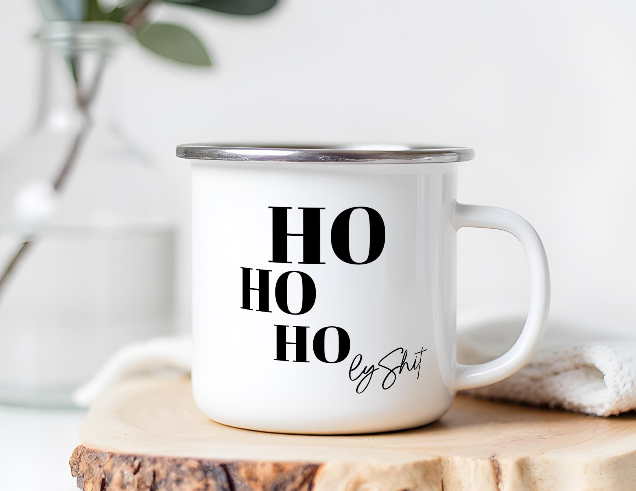 Emaille Tasse | Vintage Weihnachtsmotiv | North Pole