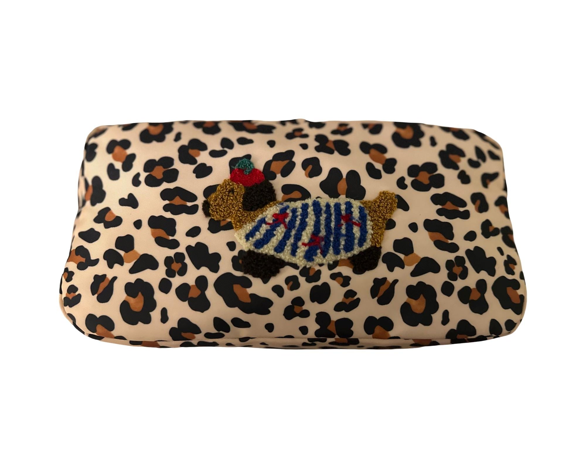 Dackel Kosmetiktaschen | Schminktasche mit Dackelmotiv | Dackel Patch | Geschenk Dackelliebhaber