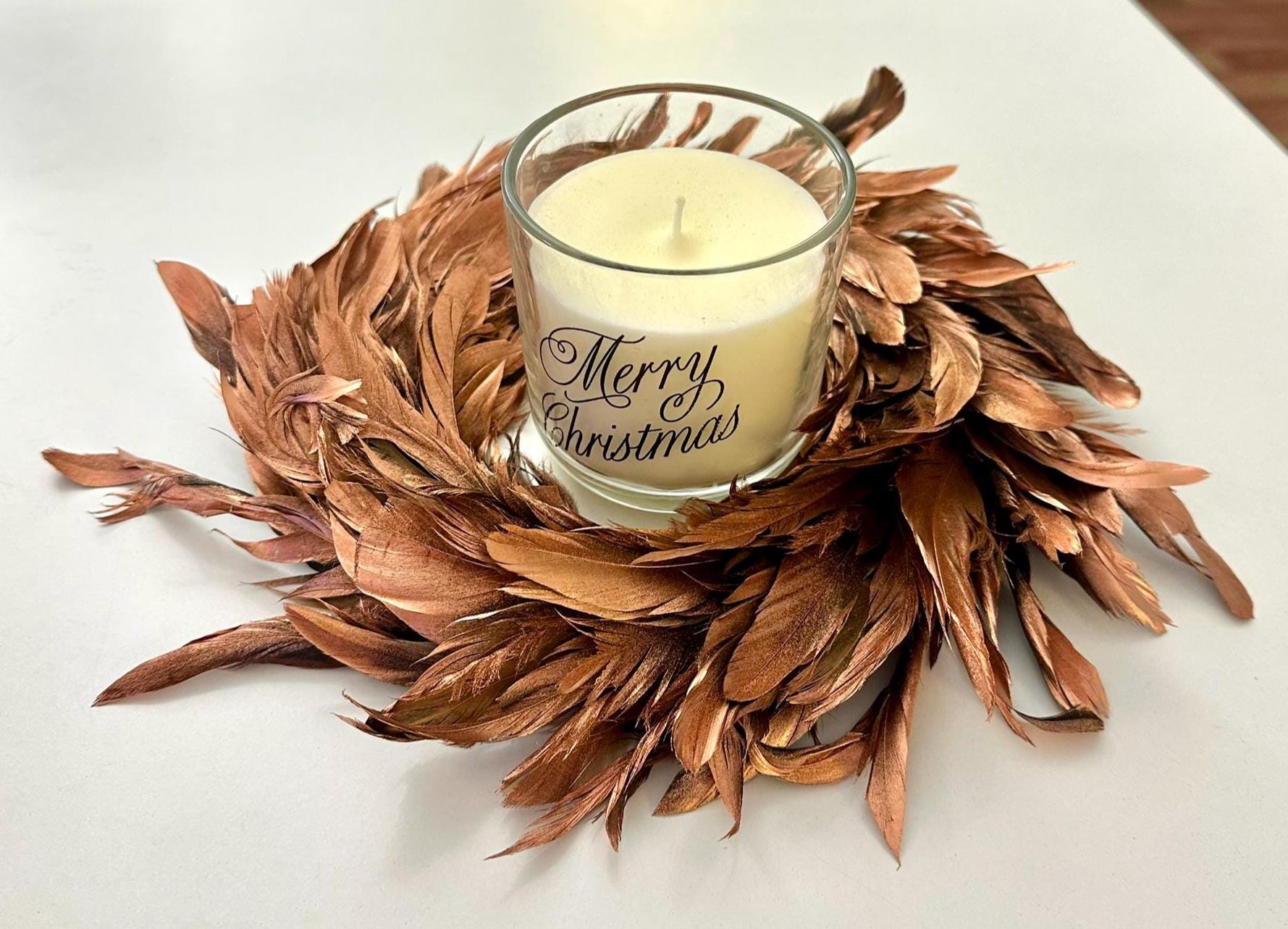 Großer Kranz | silber | Glitzer | Durchmesser 60 cm