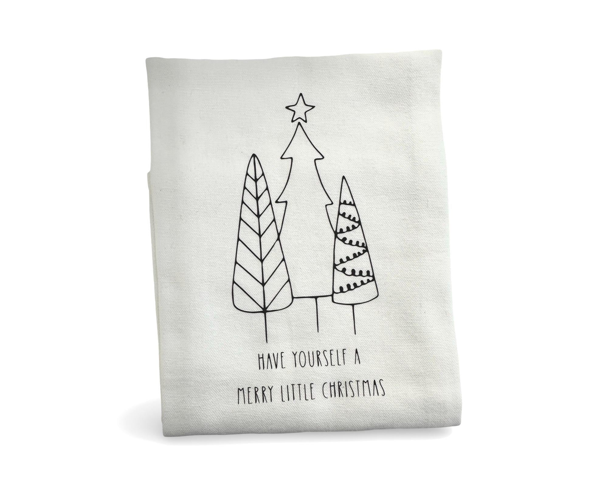 Geschirrtuch | Have yourself a merry little Christmas | in verschiedenen Farben
