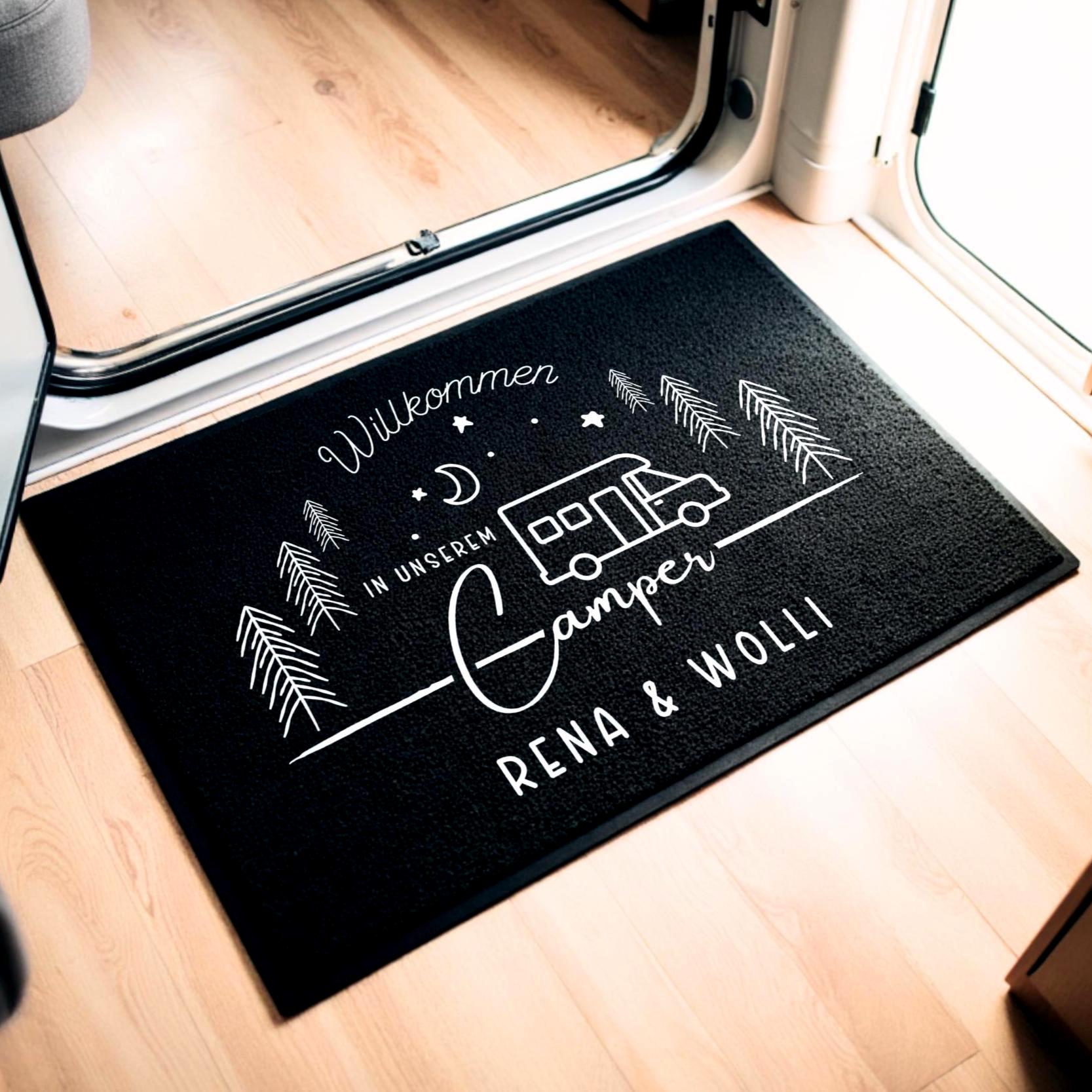 Fußmatte Camper | Personalisiert | Wohnmobil Camping