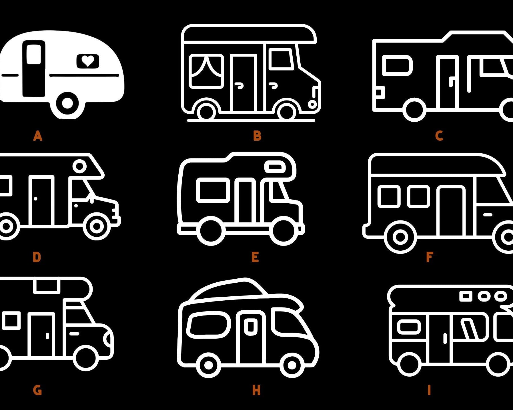 Camper Fußmatte | Personalisierte Fußmatte Camping | Geschenk Wohnmobil | schwarzer Fußabtreter mit Namen | WoMo nach Wahl einsetzbar
