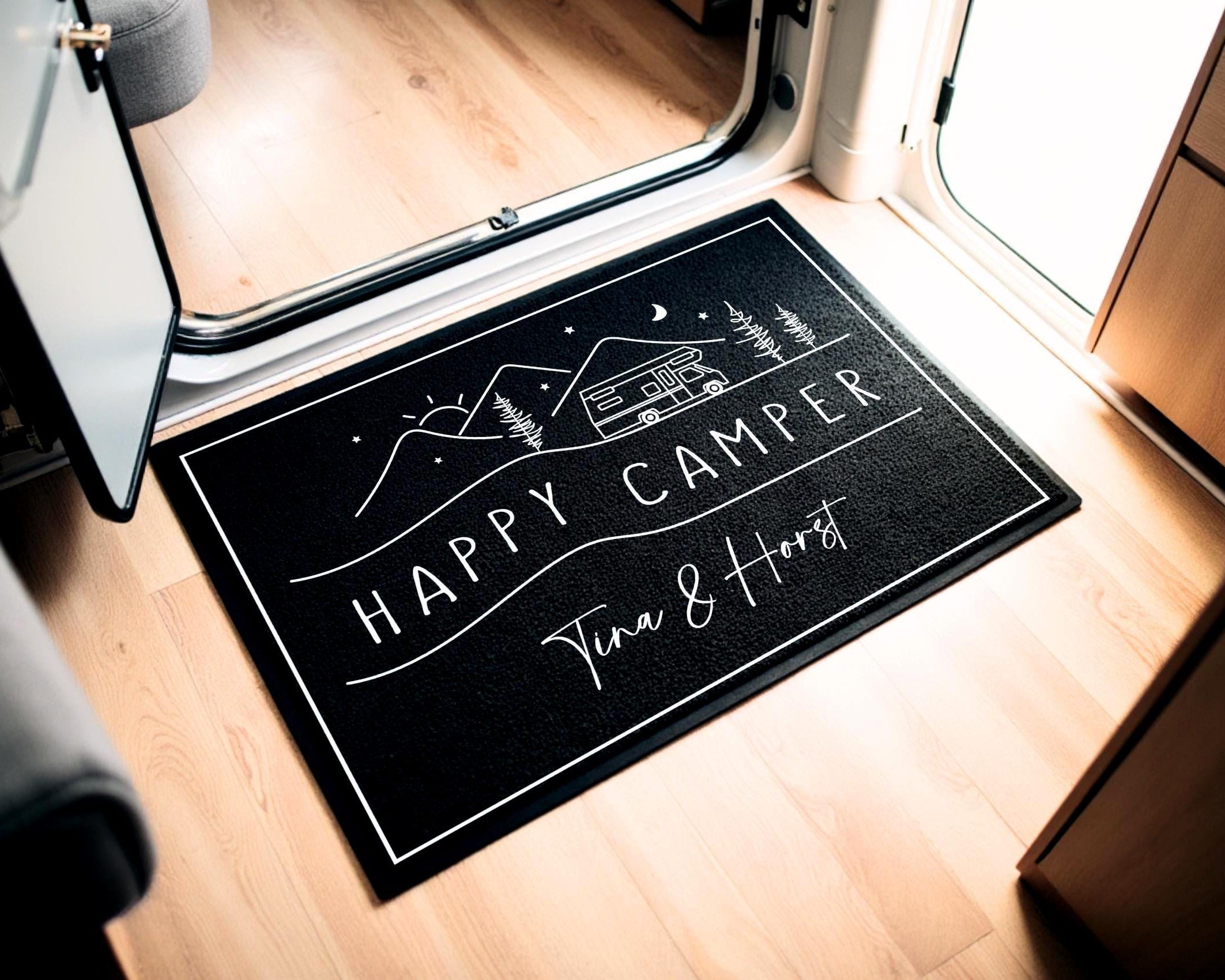 Fußmatte Camper | Personalisiert | Wohnmobil Camping