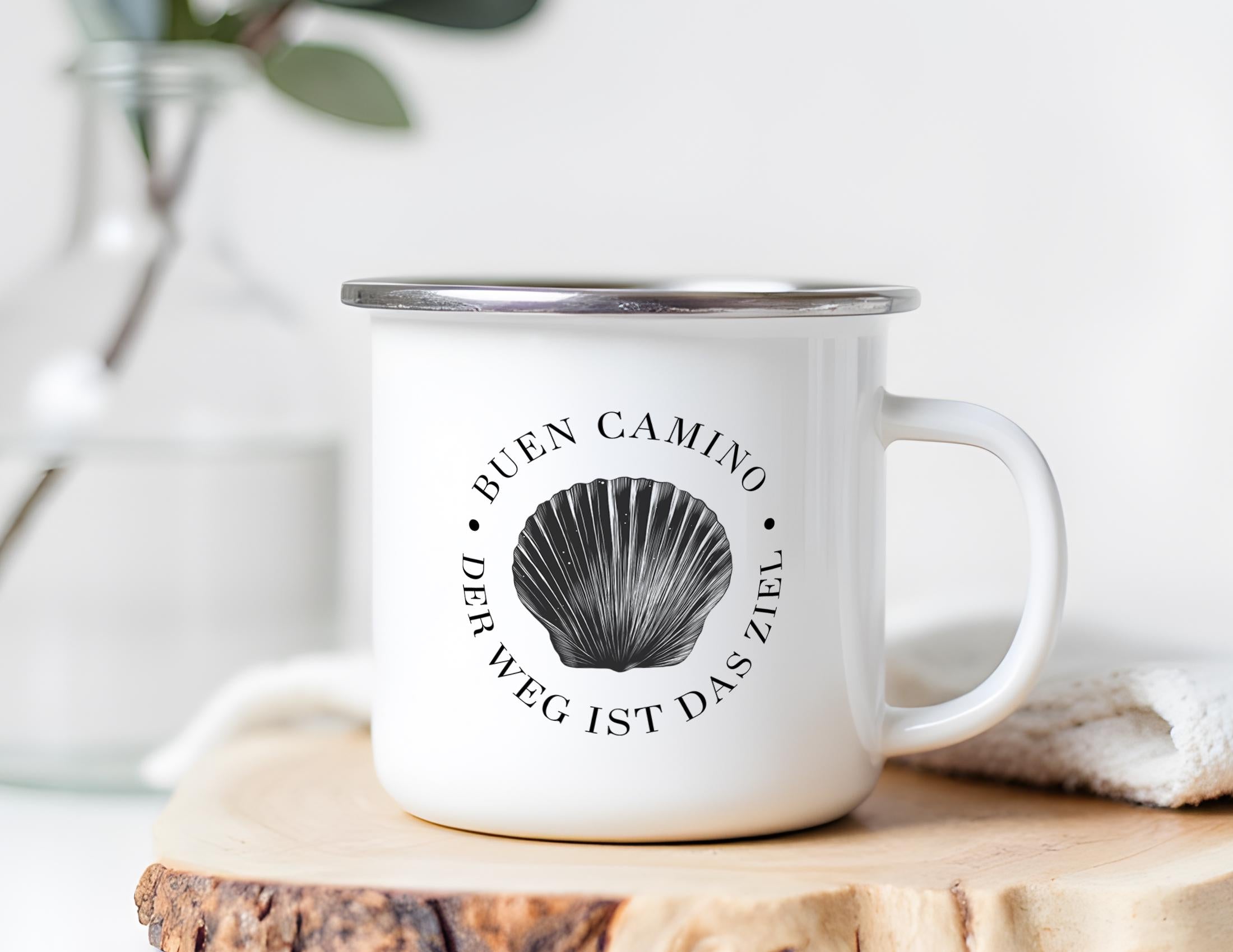 Emaille Tasse | Buen Camino | Jakobsweg