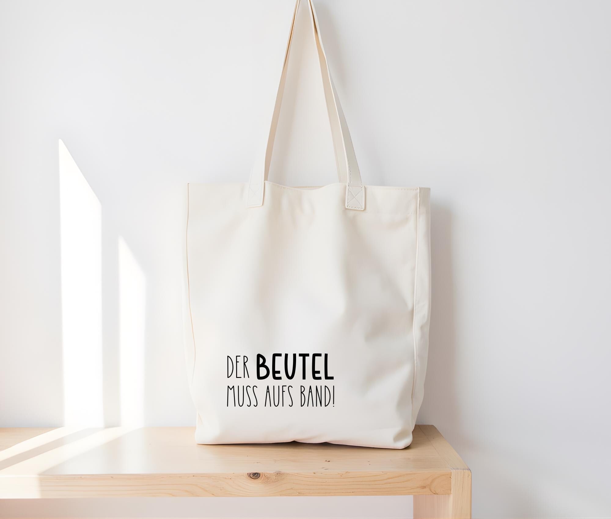 Jutebeutel | lustiger Spruch | witzige Stofftasche | Beuteltier