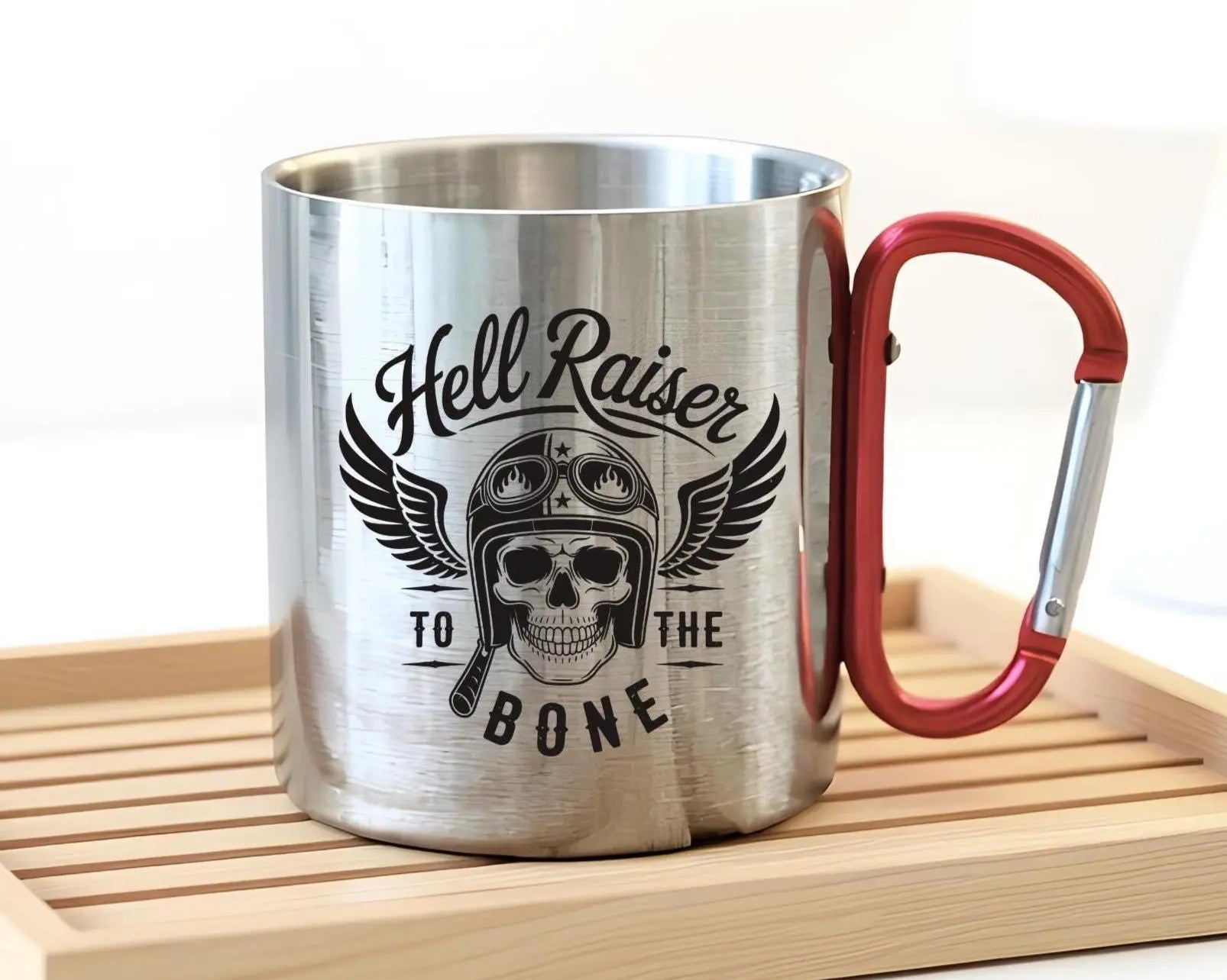 Karabinertasse | Personalisierbar | Tasse Rennradfahrer