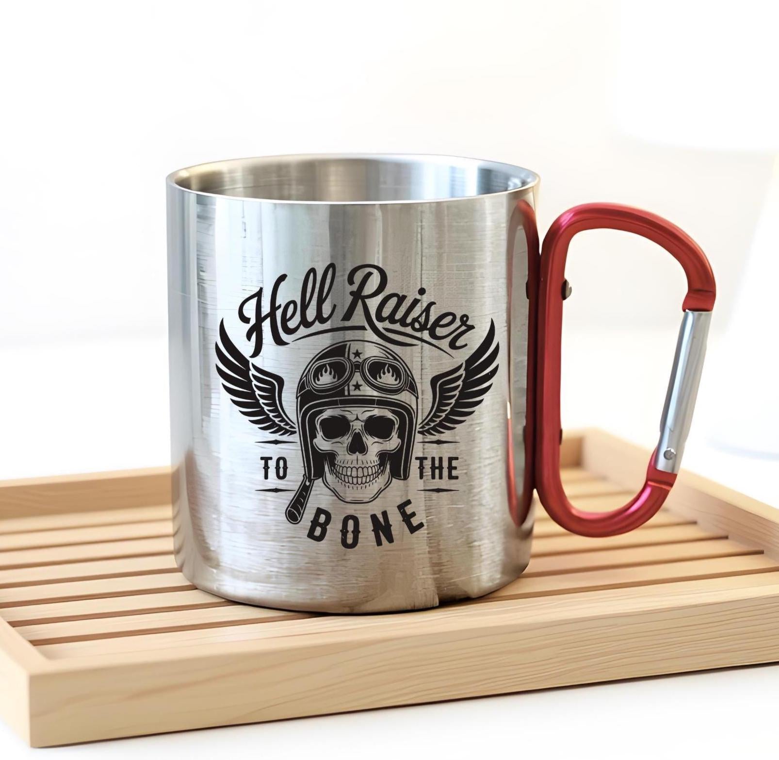 Karabinertasse | Personalisierbar | Tasse Rennradfahrer