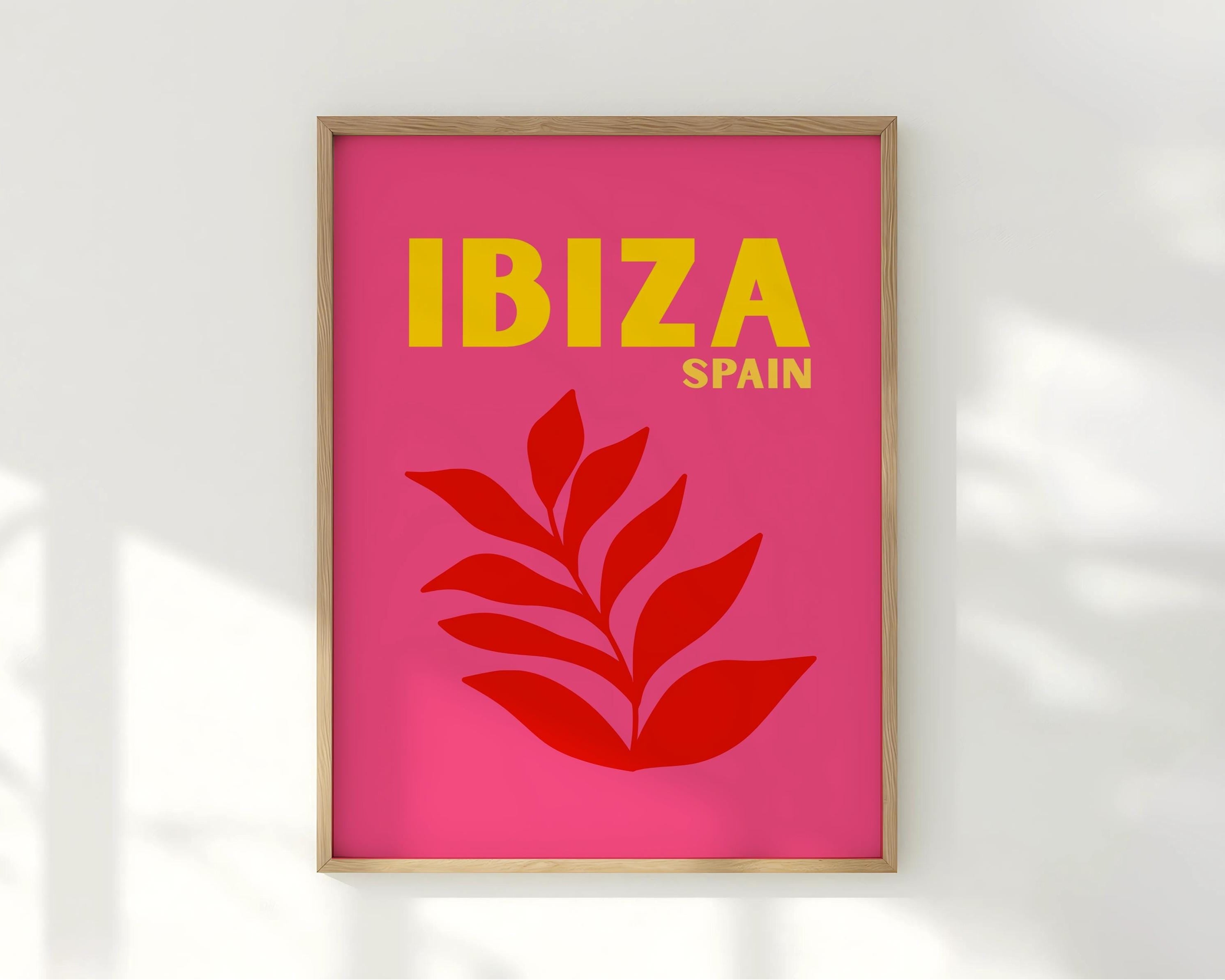 Poster-Set Ibiza, Amalfi, St. Tropez | Travel Sommer neonfarben| Bilder | Wand Deko