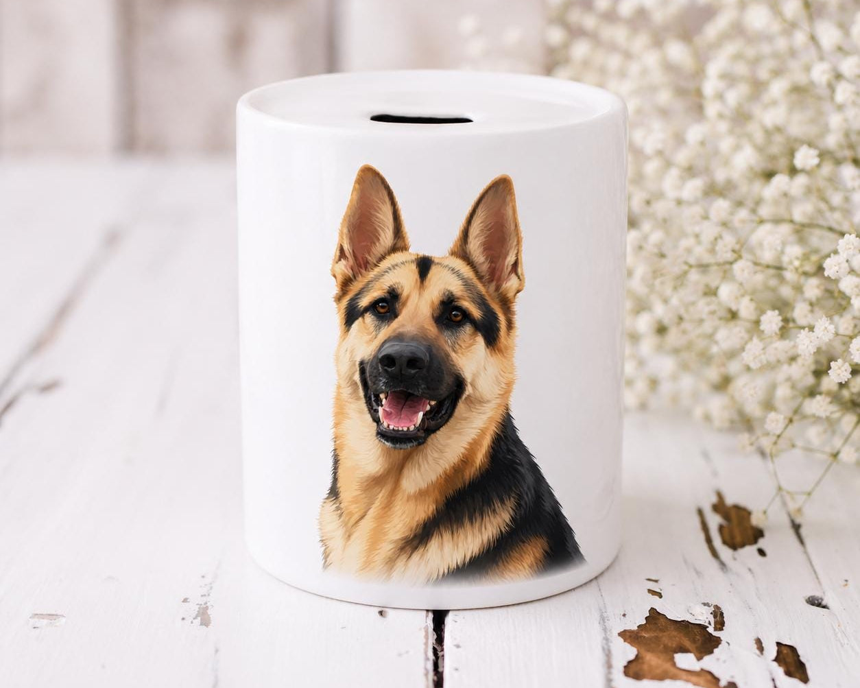 Spardose | mit Deinem Hund in Aquarell | statt Geld schenken | personalisiert | Geschenk Hundeliebhaber