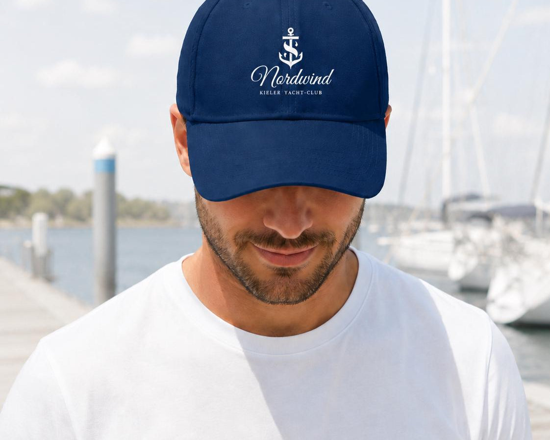 Personalisierte Dad Cap mit Bootsname, Anker & Heimathafen | maritime Cap für Skipper, Segler Geschenk, Boot Kappe personalisiert | Unisex
