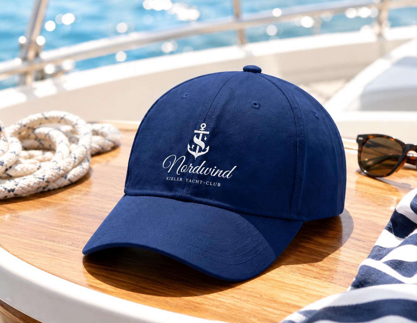 Personalisierte Dad Cap mit Bootsname, Anker & Heimathafen | maritime Cap für Skipper, Segler Geschenk, Boot Kappe personalisiert | Unisex