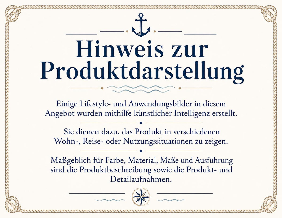 Personalisierter Bierkrug mit Anker – maritimes Geschenk mit Wunschtext, Heimathafen und Jahr – Bierglas 0,5 l