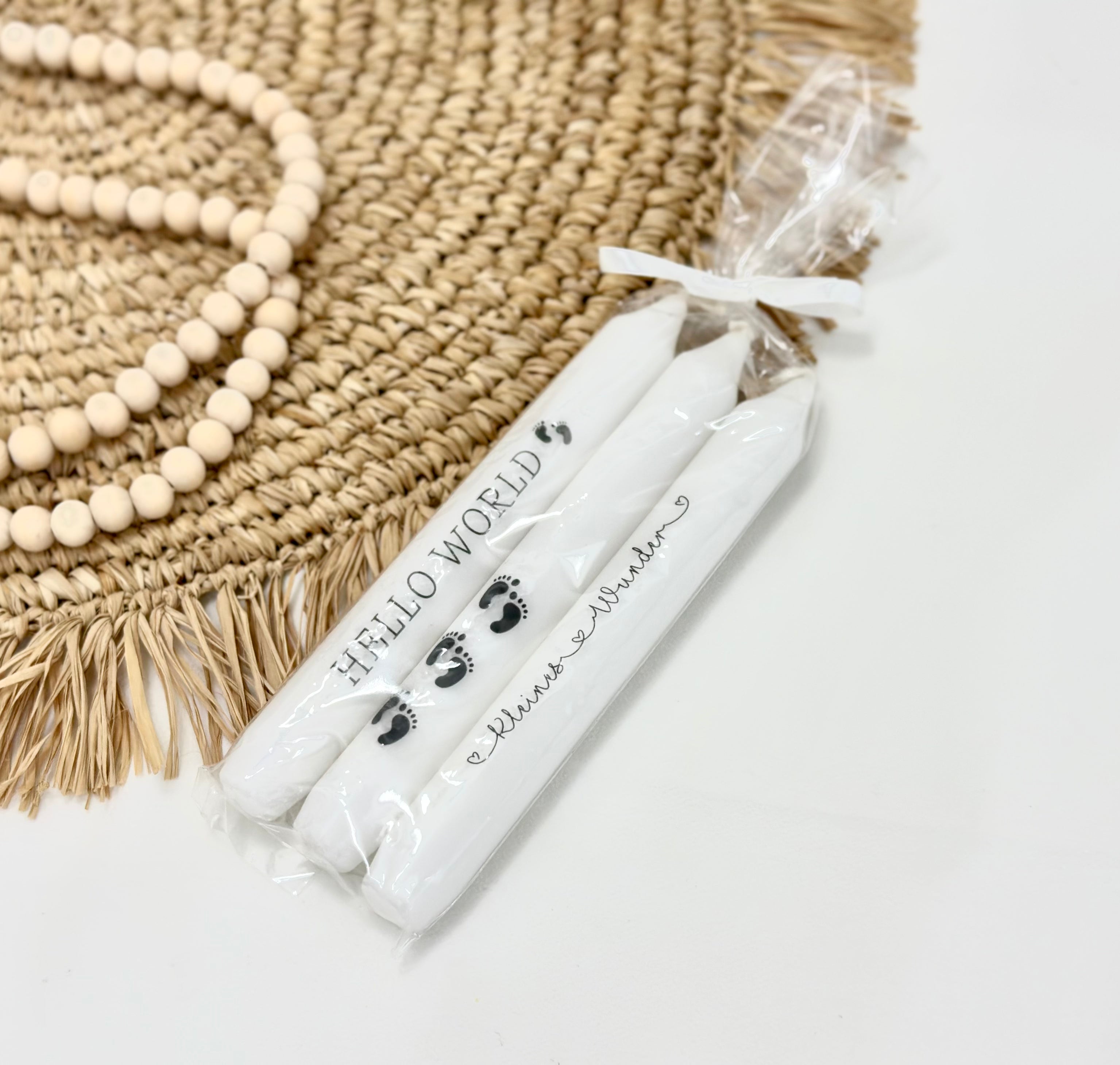 Kerze Geburt | personalisiert Name Geburtstag - Roo's Gift Shop