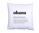Kissen Ohana | Familie Freunde | 40 x 40 cm - Roo's Gift Shop