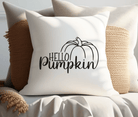 Kissen | Hello Pumpkin | Schriftzug | 40 x 40 cm - Roo's Gift Shop