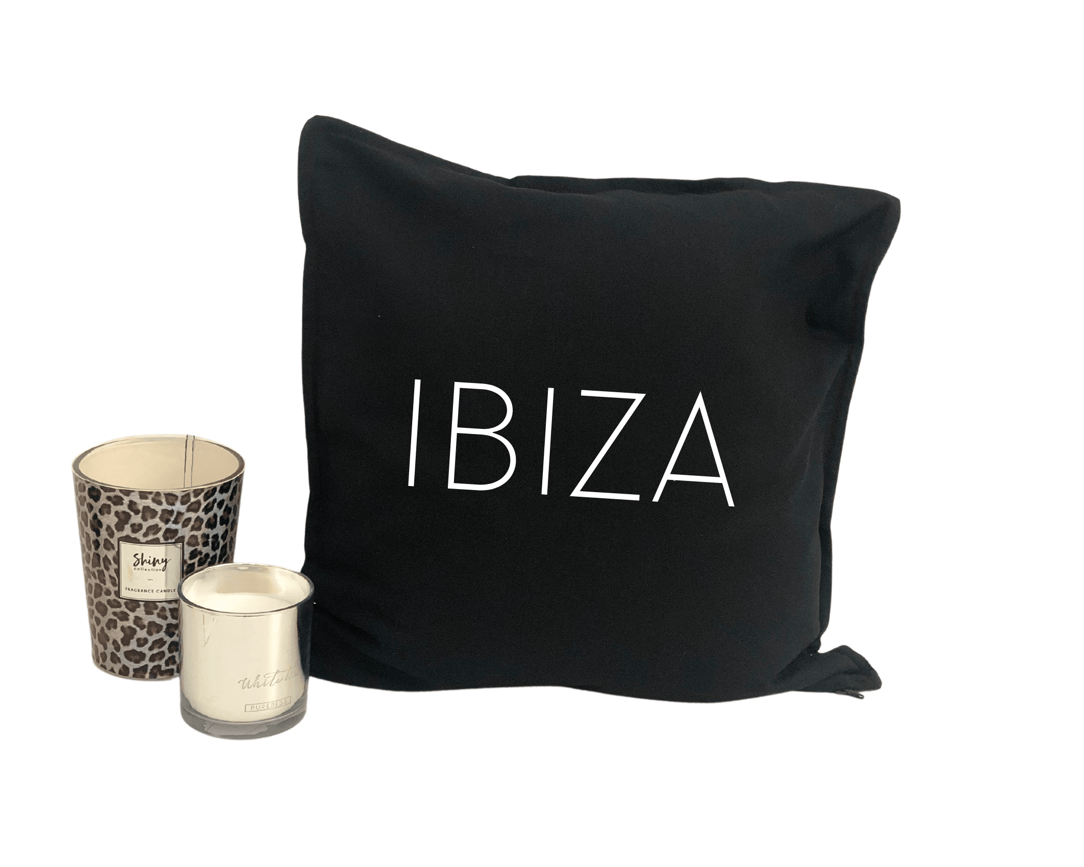 Kissen | IBIZA | schwarz, grau, sand, weiß - Roo's Gift Shop