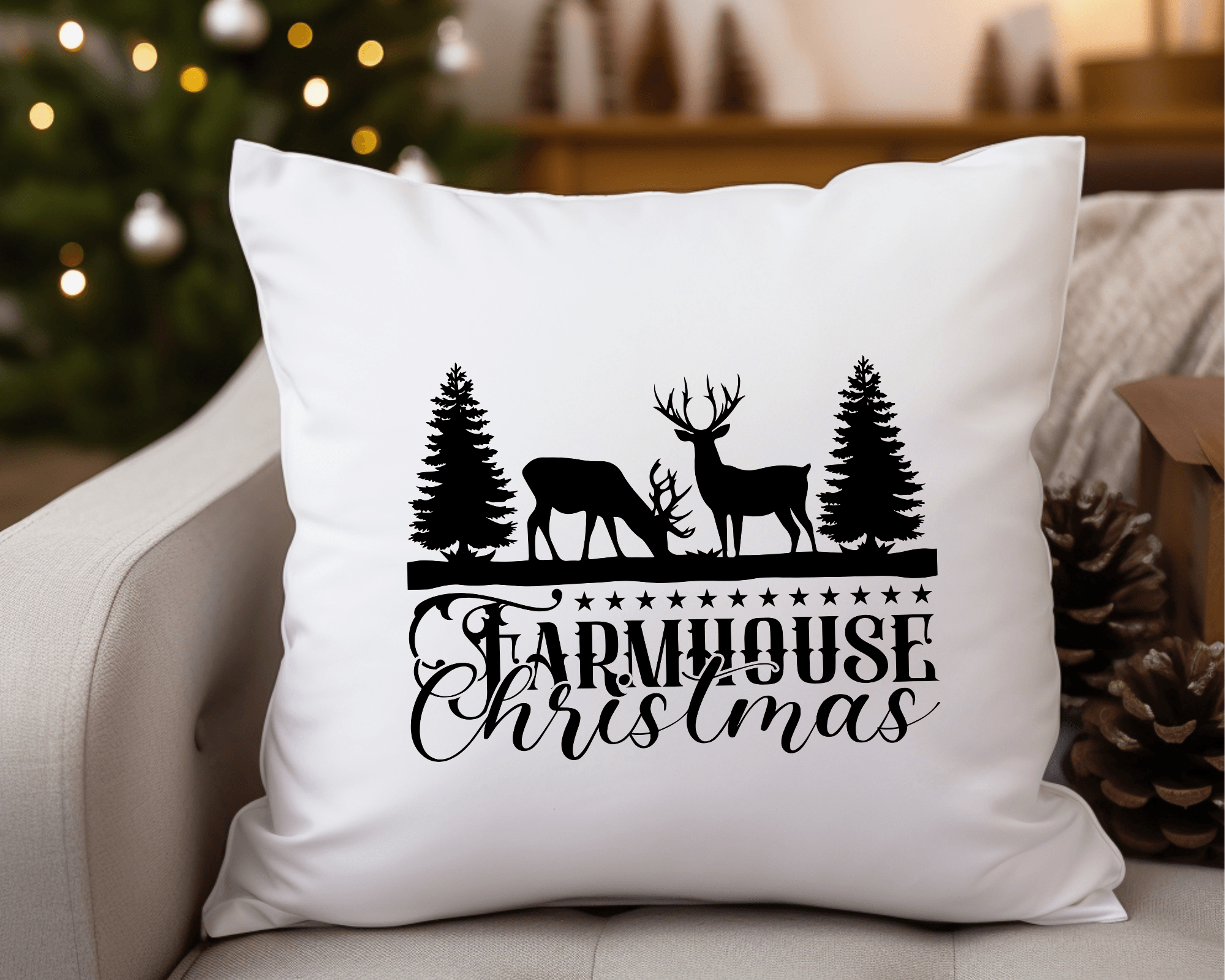Kissen | Weihnachten | Farm Fresh Christmas Trees - Roo's Gift Shop