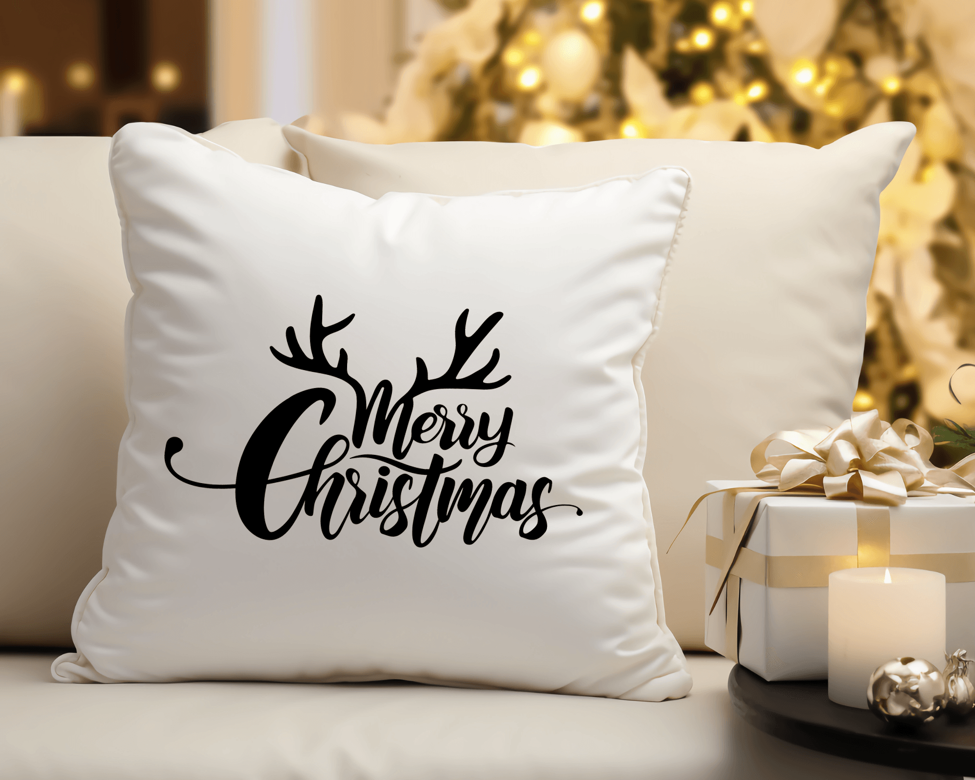 Kissen | Weihnachten | Merry Christmas - Roo's Gift Shop