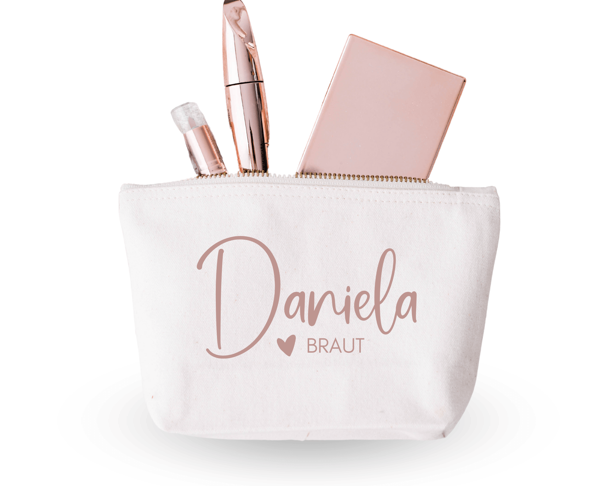 Kosmetiktasche Braut | personalisiert | Geschenk Trauzeugin - Roo's Gift Shop