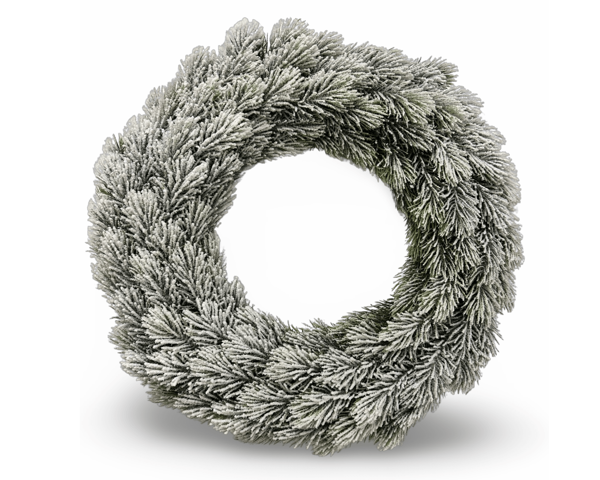 Kranz Weihnachten | Tanne mit Schnee | Durchmesser 40 cm - Roo's Gift Shop