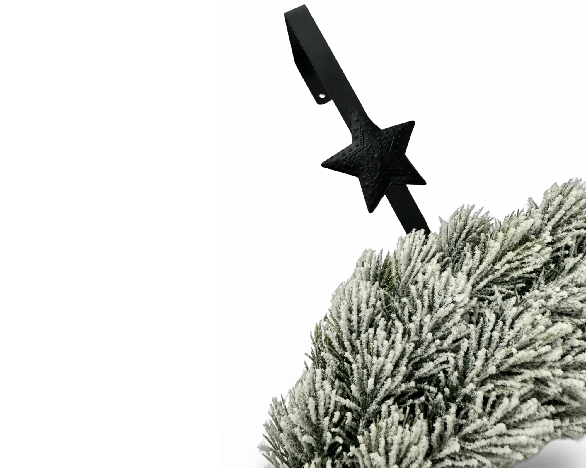 Kranz Weihnachten | Tanne mit Schnee | Durchmesser 40 cm - Roo's Gift Shop