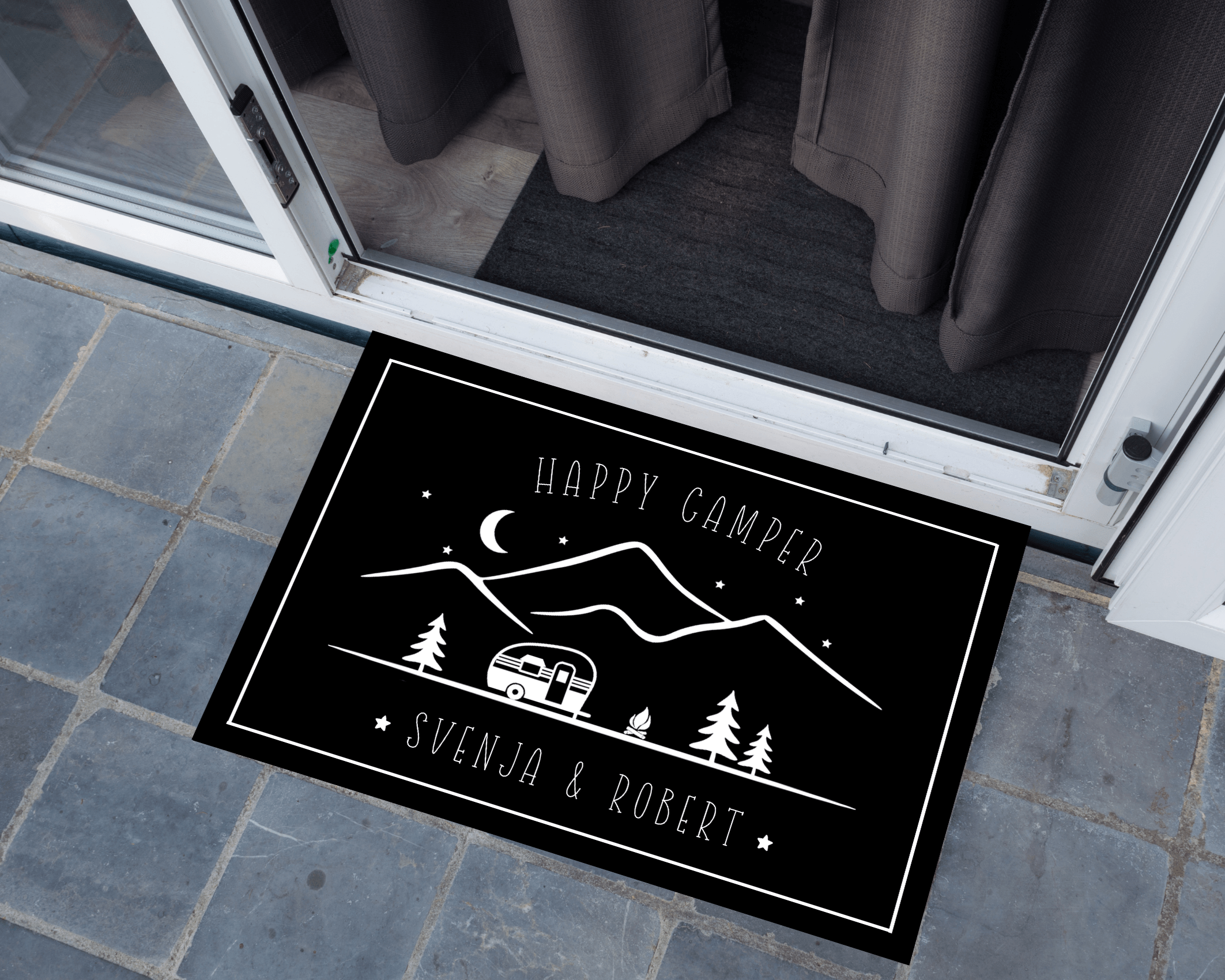 Fußmatte Camper | Personalisiert | Wohnmobil Camping - Roo's Gift Shop