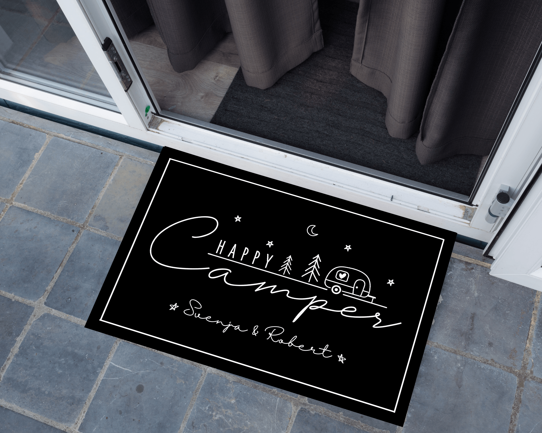 Fußmatte Camper | Personalisiert | Wohnmobil Camping - Roo's Gift Shop