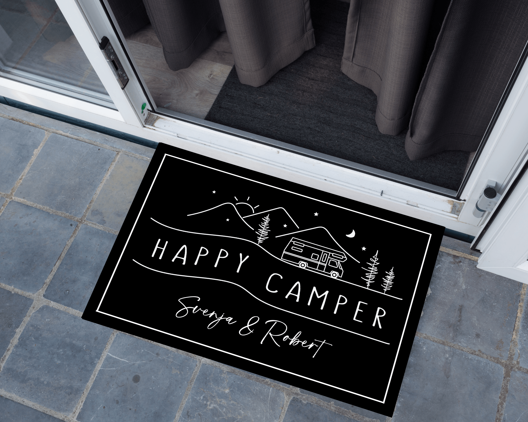 Fußmatte Camper | Personalisiert | Wohnmobil Camping - Roo's Gift Shop