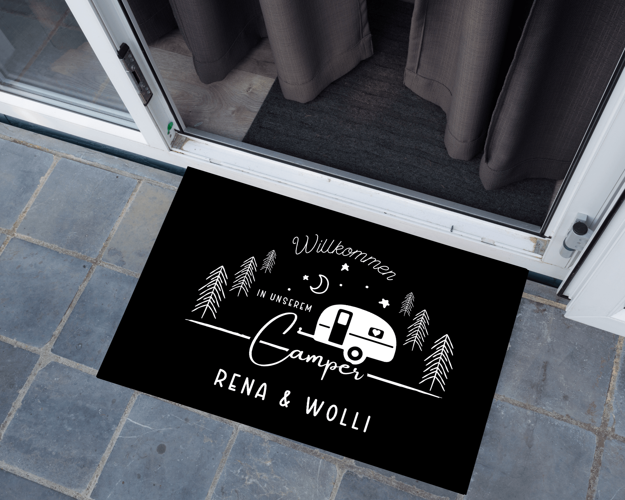 Fußmatte Camper | Personalisiert | Wohnmobil Camping - Roo's Gift Shop