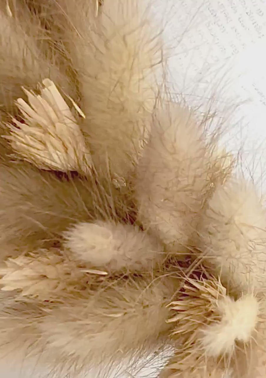 Blumenkranz Türkranz | Flower Hoop | Trockenblumen-Kranz | natur & roségold | 15-20 cm