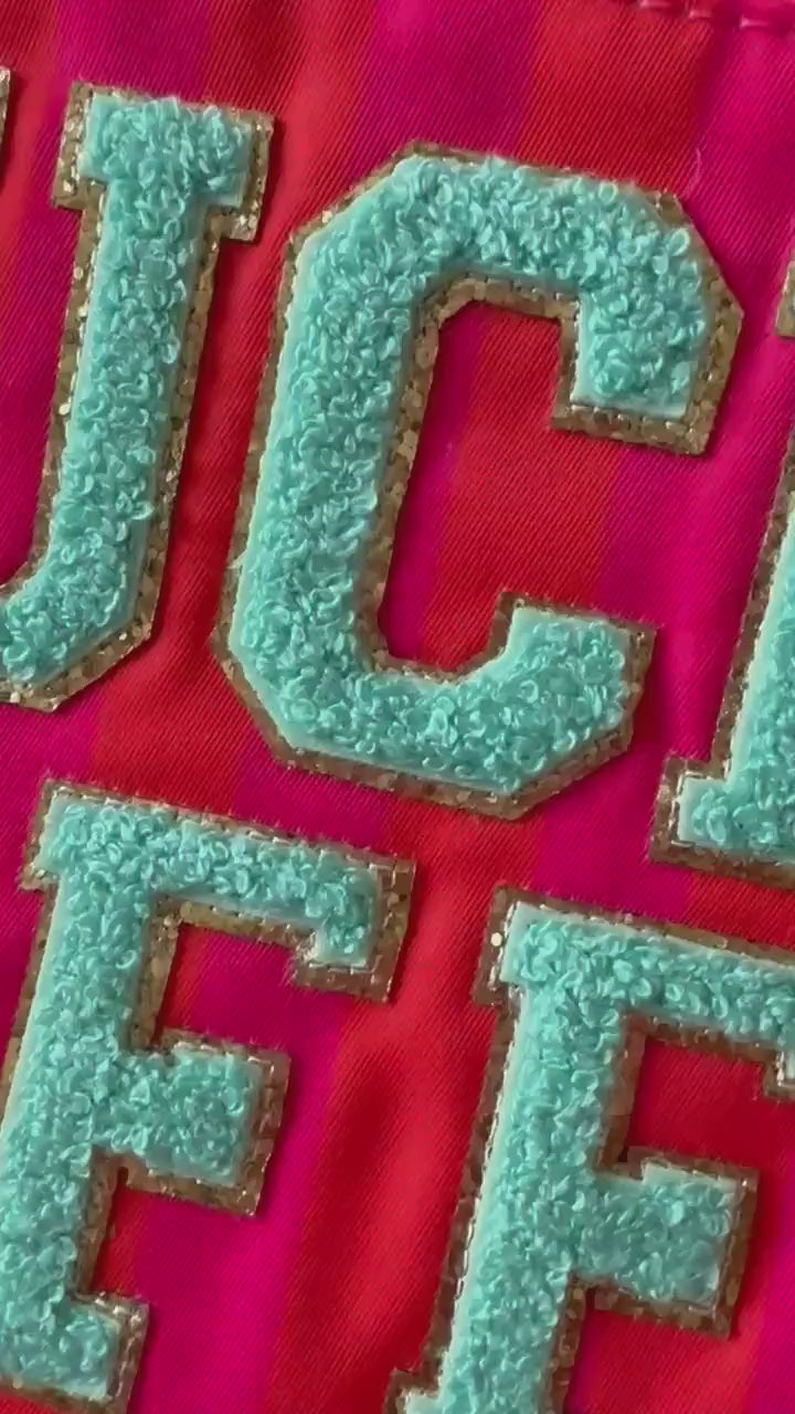 Knallbunte Kosmetiktaschen | Schminktasche | Fuck off, Smile, Happy | Schrift neon pink, neon grün und türkis