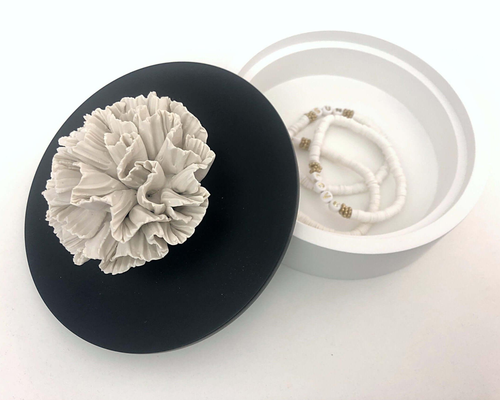 Aroma Diffusor | Duftstein | Duft Blume auf Holzschale - Roo's Gift Shop