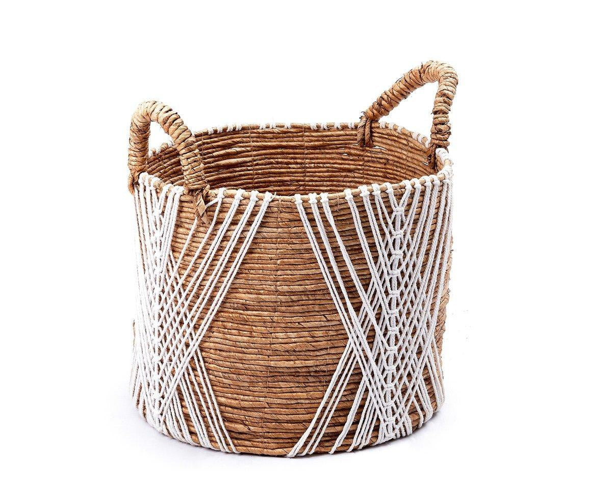 Aufbewahrungskorb | Pflanzenkorb | Wäschekorb LAWU aus Bananenfaser (3 Größen) - Roo's Gift Shop