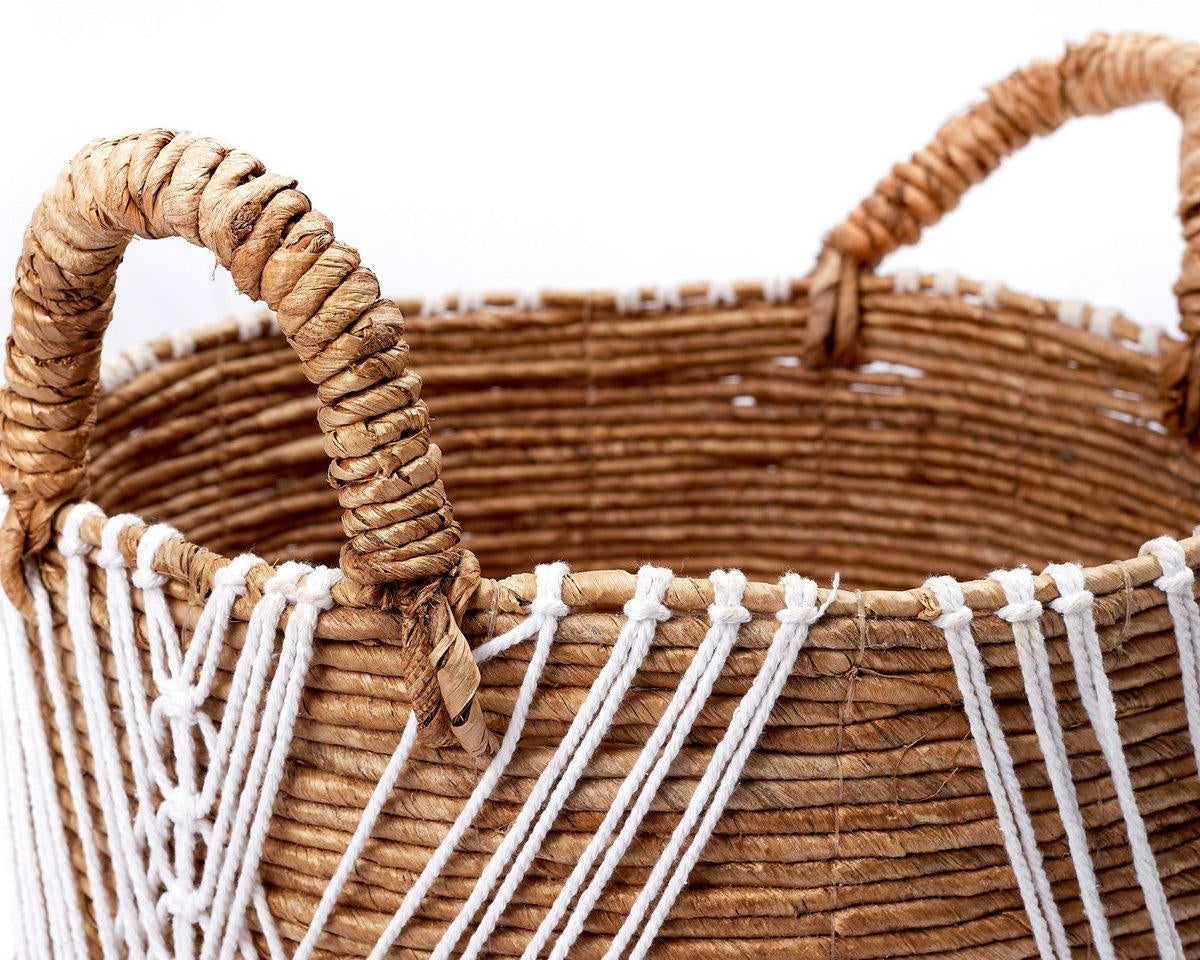 Aufbewahrungskorb | Pflanzenkorb | Wäschekorb LAWU aus Bananenfaser (3 Größen) - Roo's Gift Shop