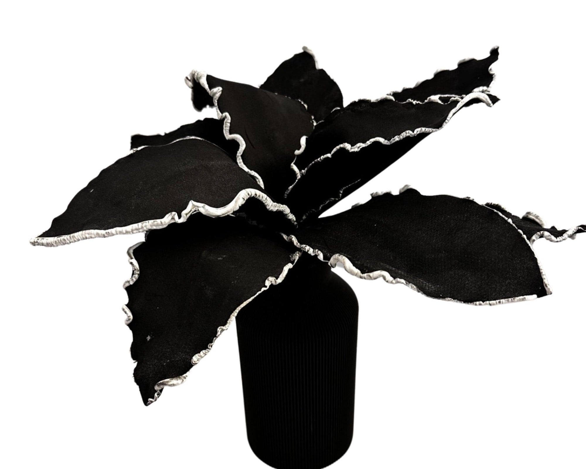 Blume | Vase Skandi Stil | schwarz - Roo's Gift Shop