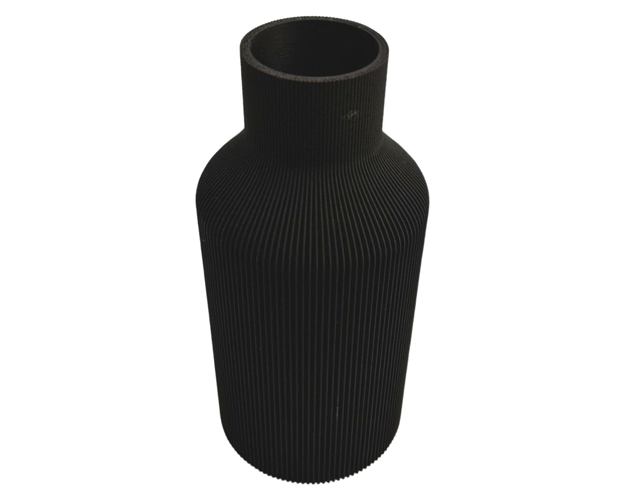 Blume | Vase Skandi Stil | schwarz - Roo's Gift Shop